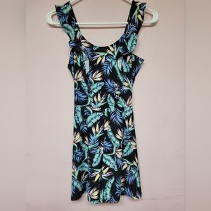 Tropical flowy romper